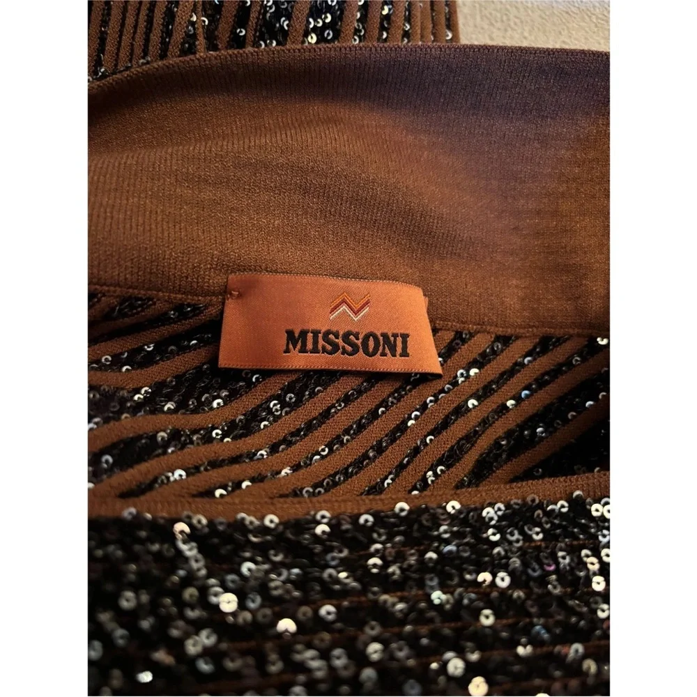 Missoni Black and Silver One-Shoulder Gown - Picture 7 of 9